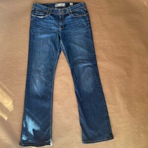BKE Women's Dark Blue Boot Cut Jeans